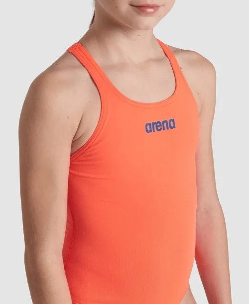 arena Girls Team Solid Pro Back One Piece Swimsuit