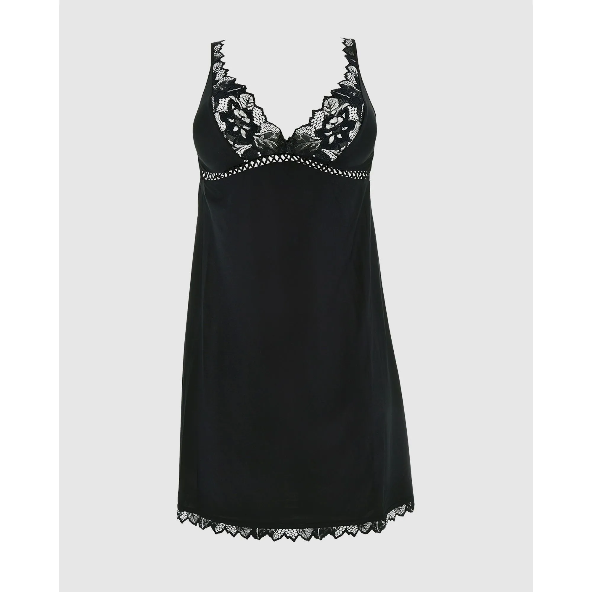 Arum Lace Trim Chemise Nightdress