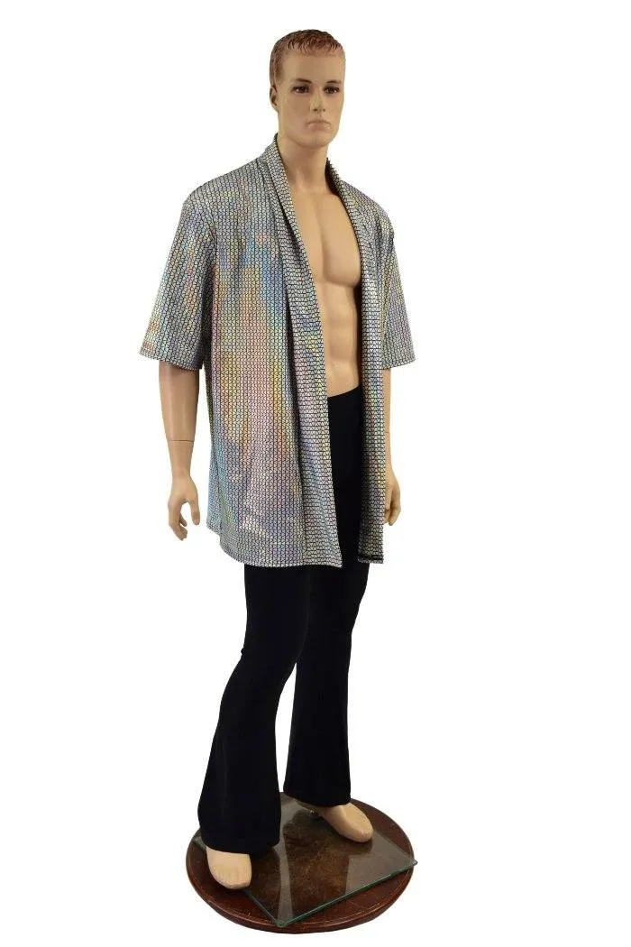 Build Your Own Unisex Open Front Nomad Shirt with Robe Collar