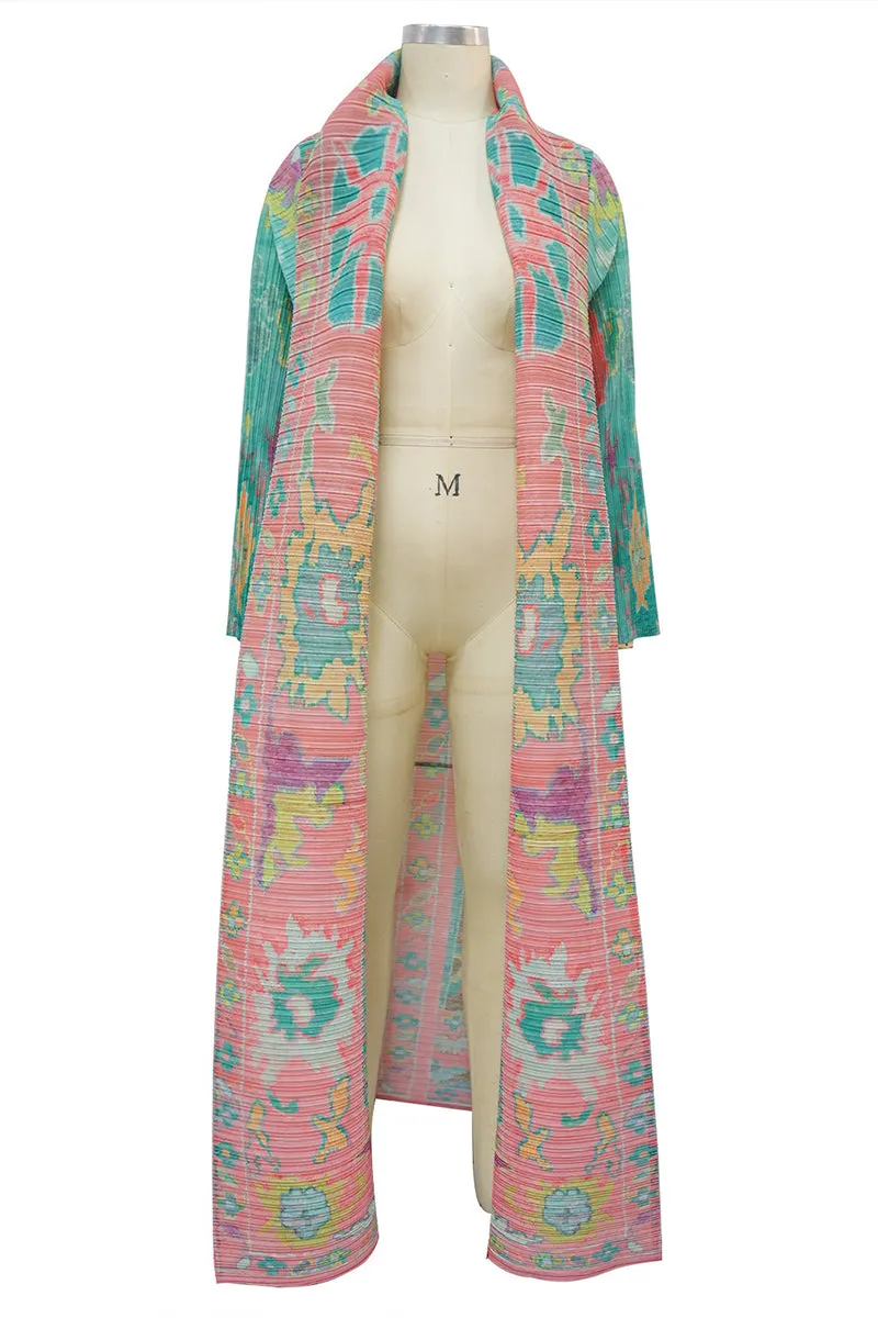 CH0453 Graphic Pleats Cardigan