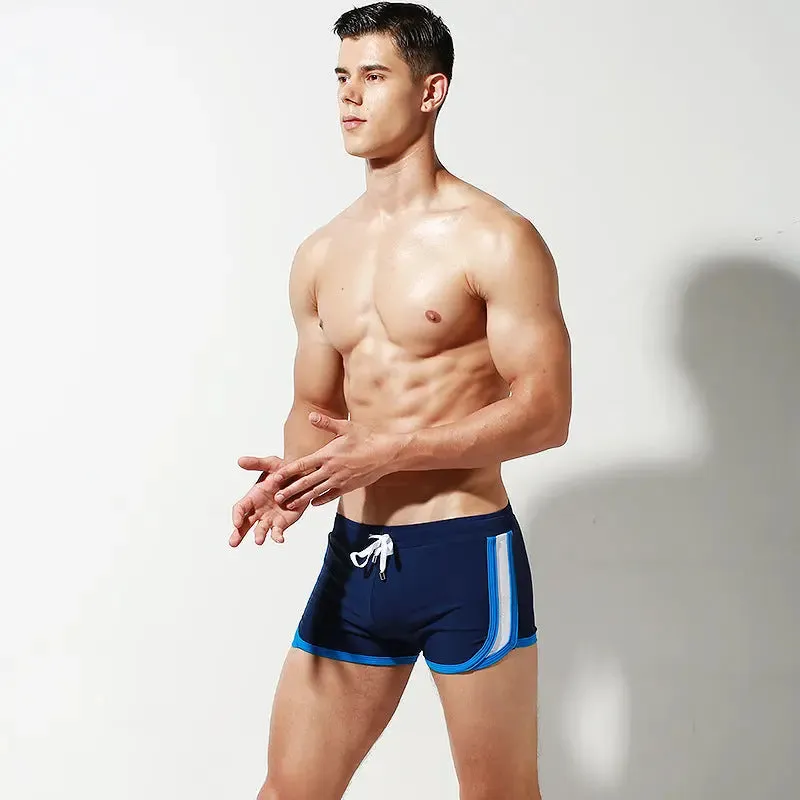 DESMIIE Boxer swimming trunks for men Fashion Sports