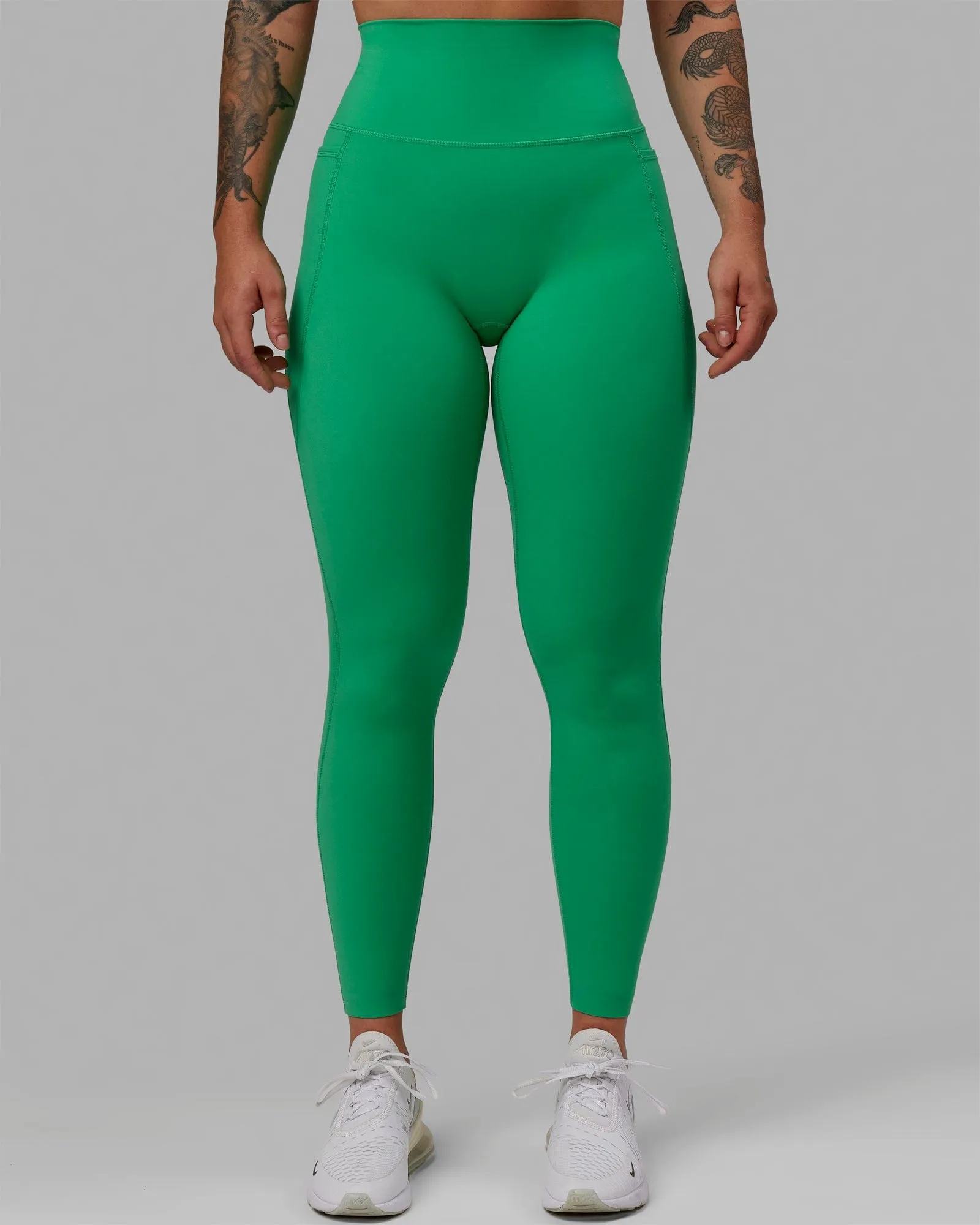 Elixir Full Length Tight With Pockets - Holly Green