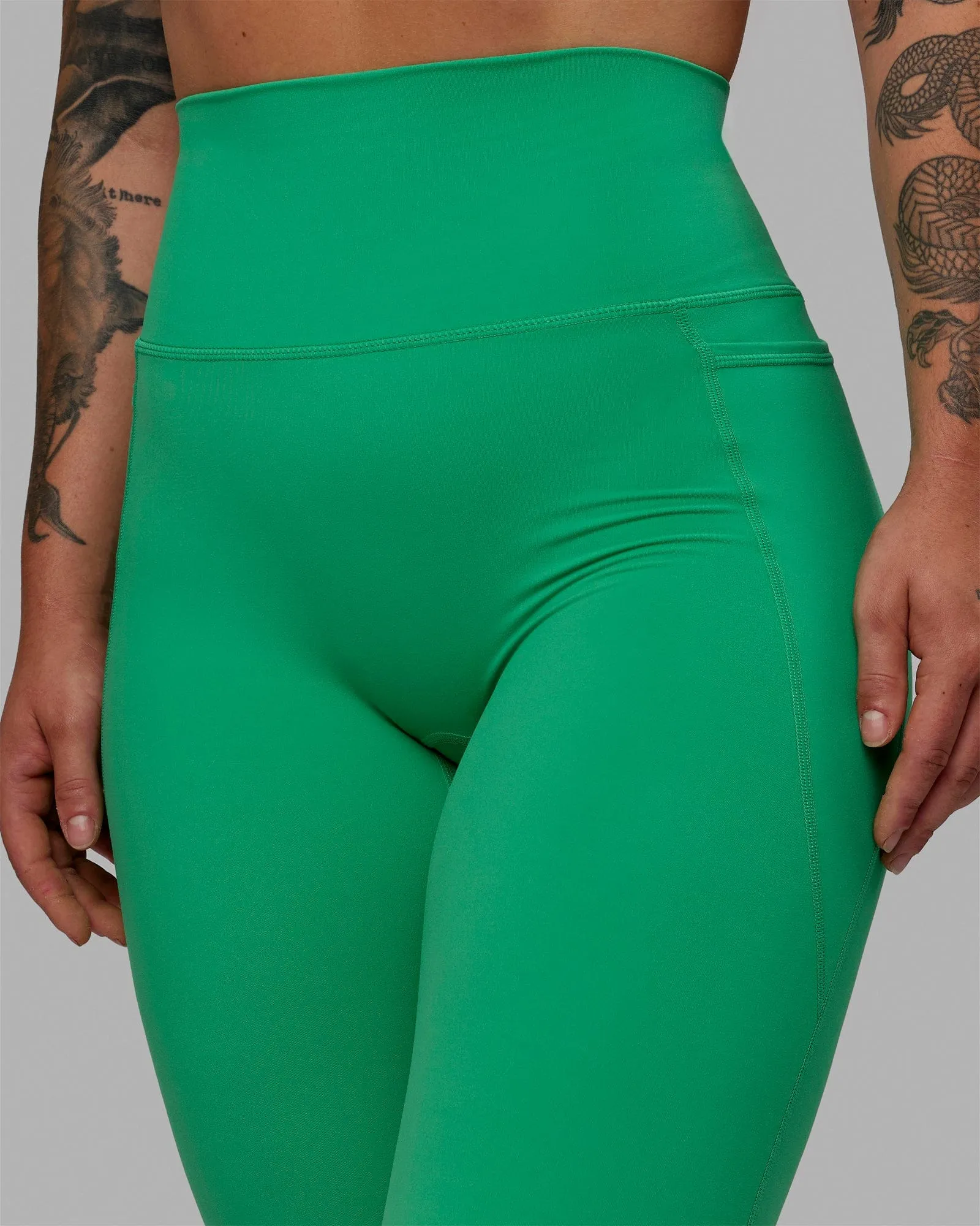 Elixir Full Length Tight With Pockets - Holly Green
