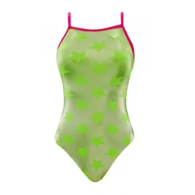Finals Girls Astro Funnies Flutter Back Swimsuit