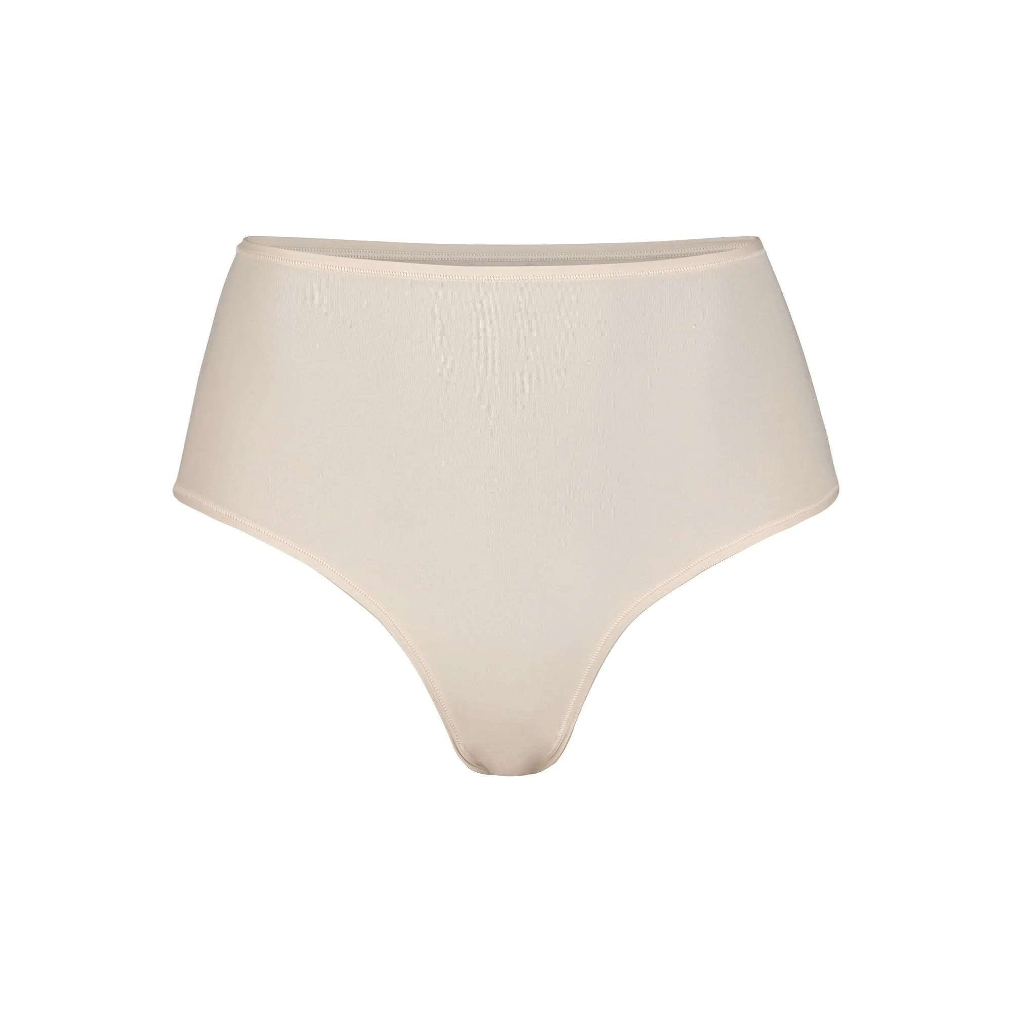 FITS EVERYBODY HIGH WAISTED THONG | SAND