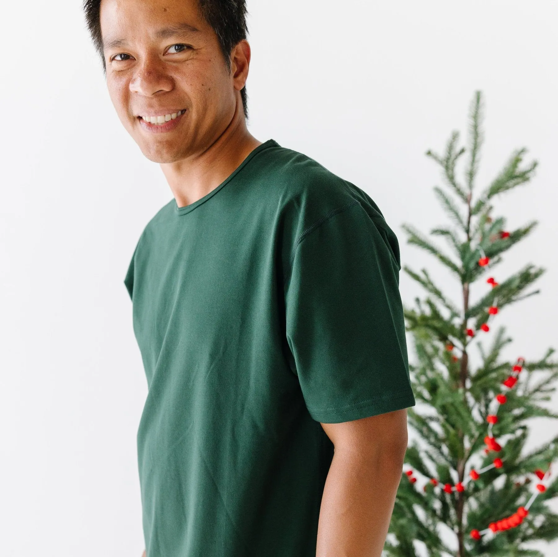 Forest Green Men's Short Sleeve Shirt