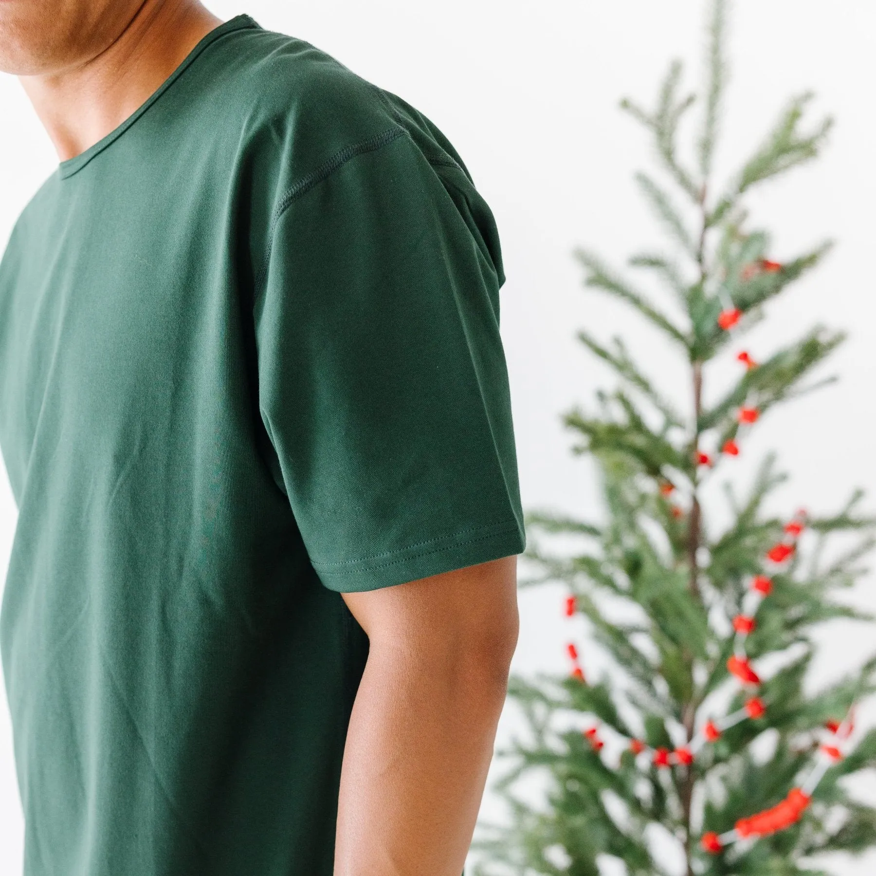 Forest Green Men's Short Sleeve Shirt