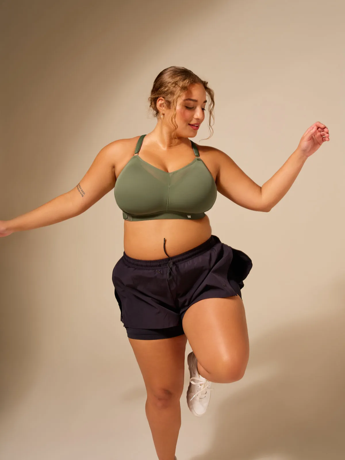 Full Coverage Bra - Deep Lichen Green