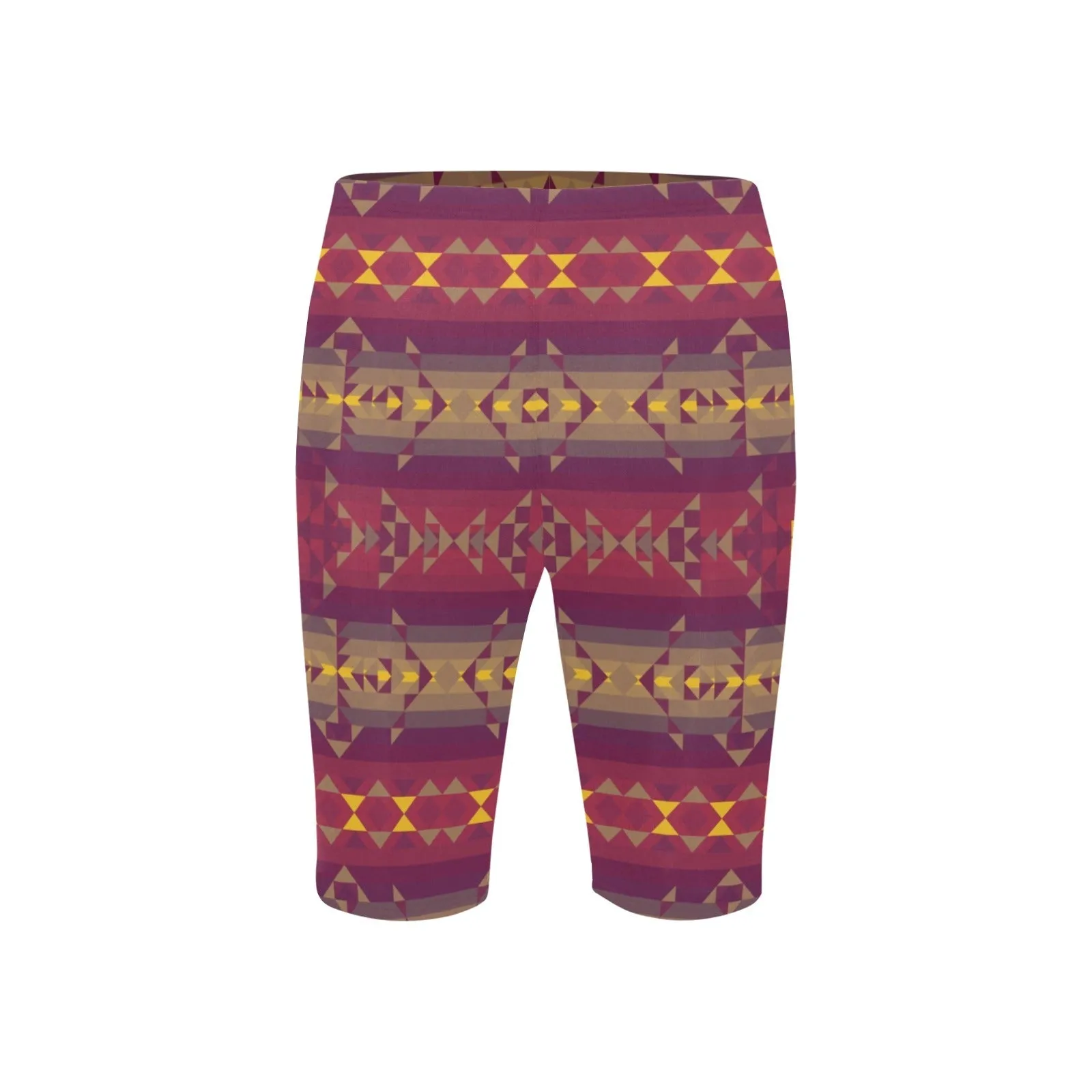 Gold Wool Men's Knee Length Swimming Trunks