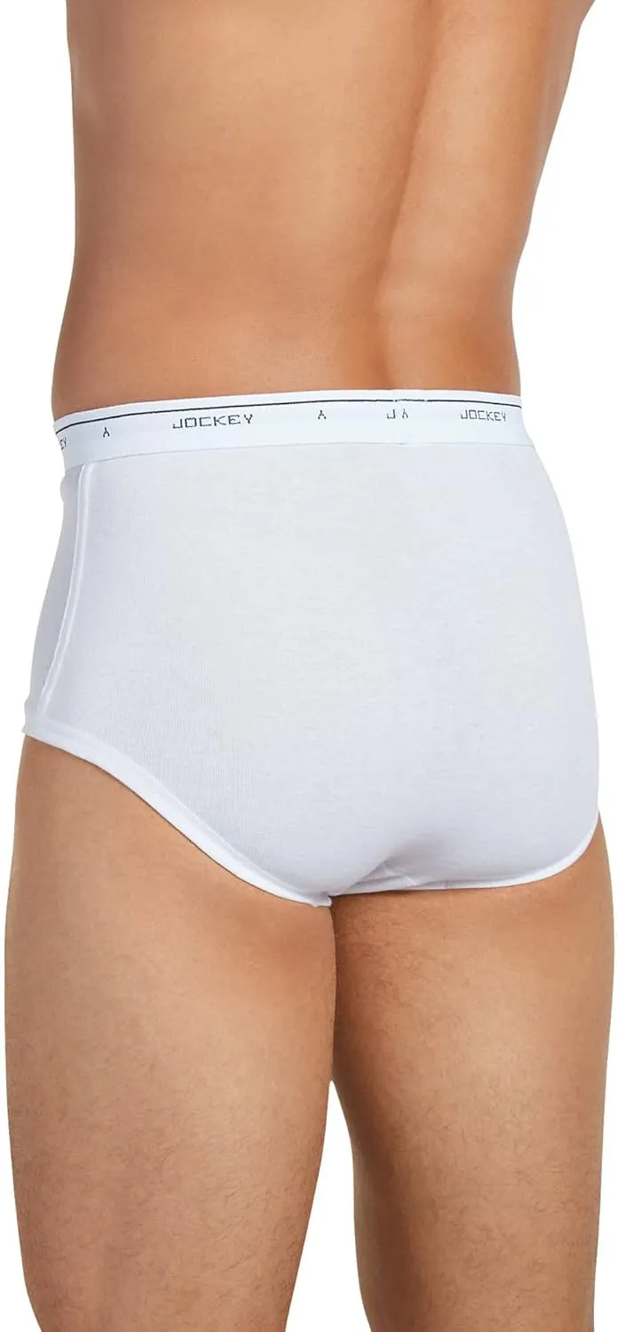 Jockey Men's Underwear Classic Full Rise Brief - 3 Pack