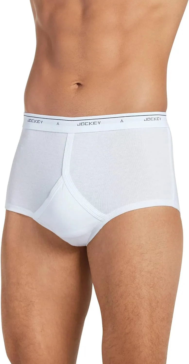 Jockey Men's Underwear Classic Full Rise Brief - 3 Pack