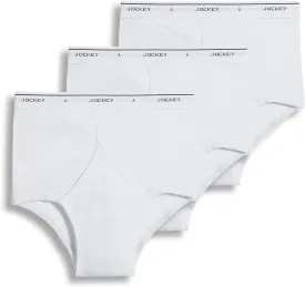 Jockey Men's Underwear Classic Full Rise Brief - 3 Pack