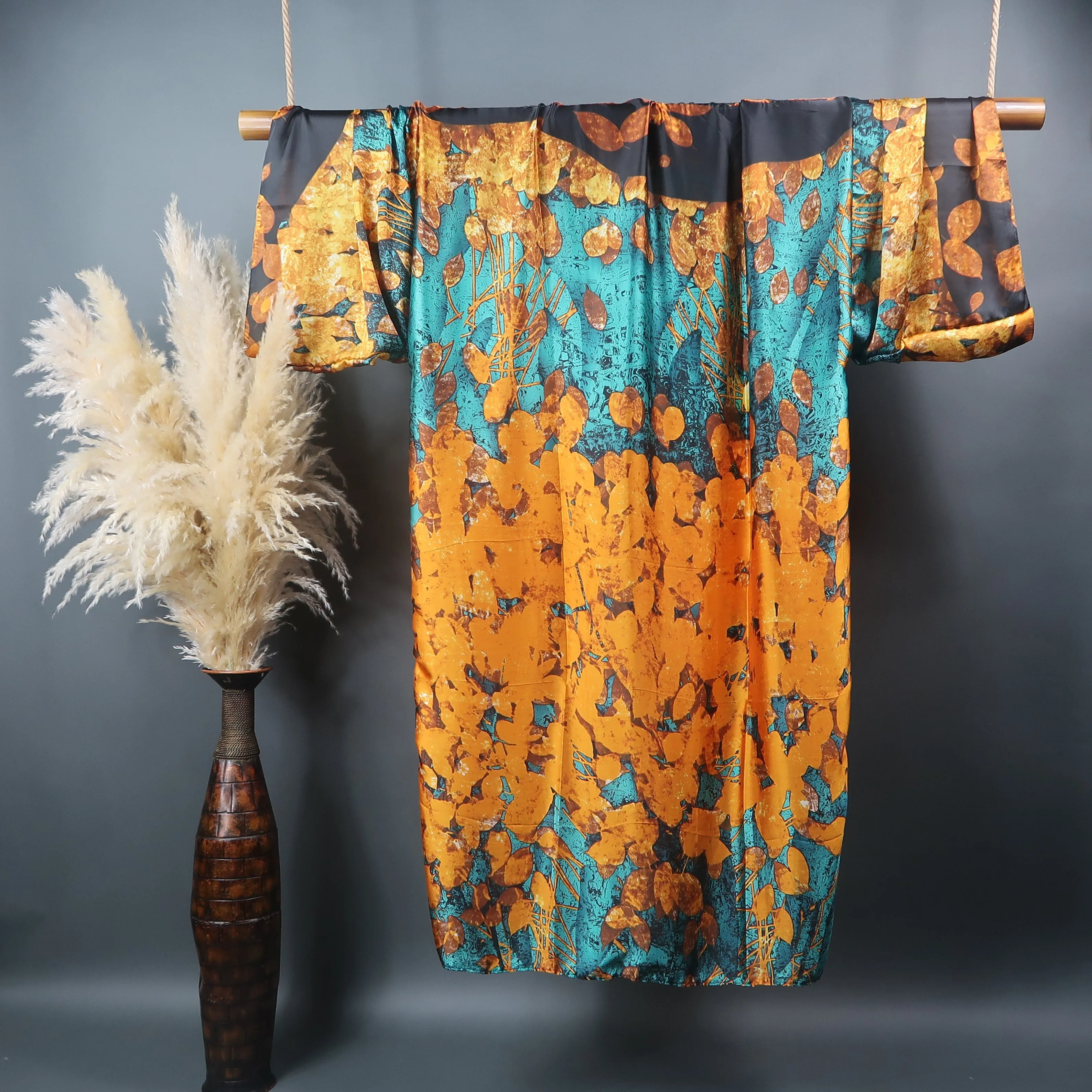 Lush | Kimono Duster (Open Front) | Floor Length Long Robe