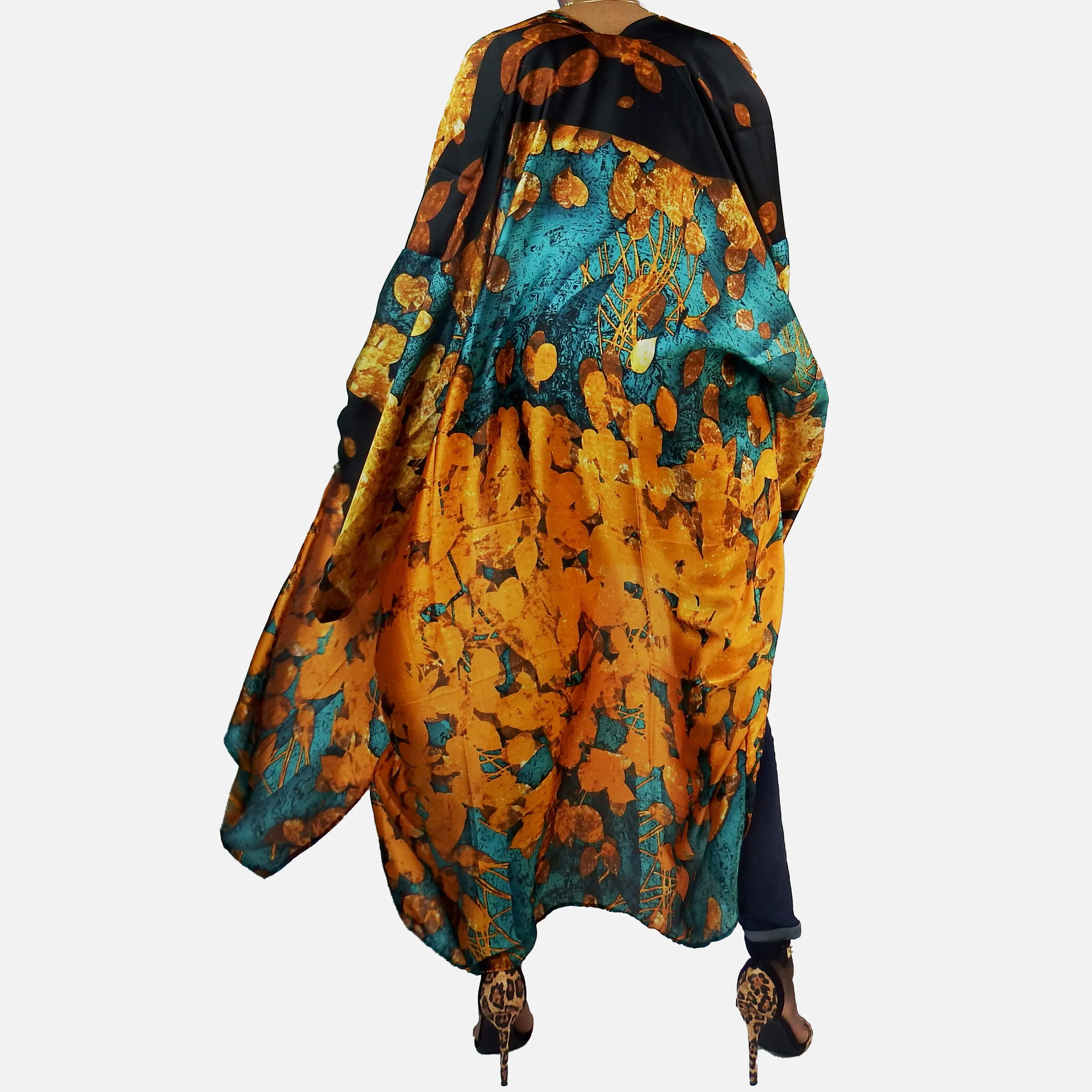 Lush | Kimono Duster (Open Front) | Floor Length Long Robe