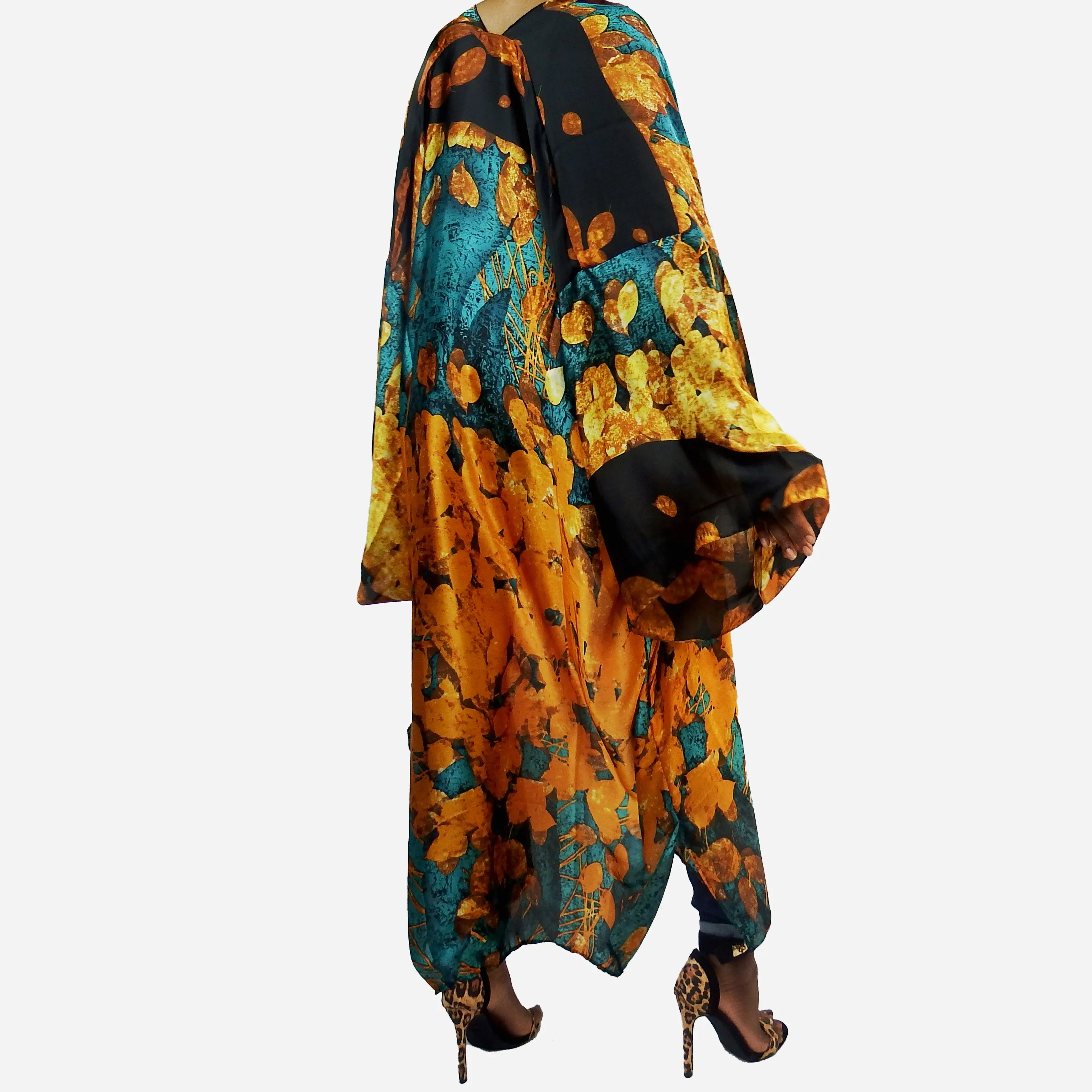 Lush | Kimono Duster (Open Front) | Floor Length Long Robe