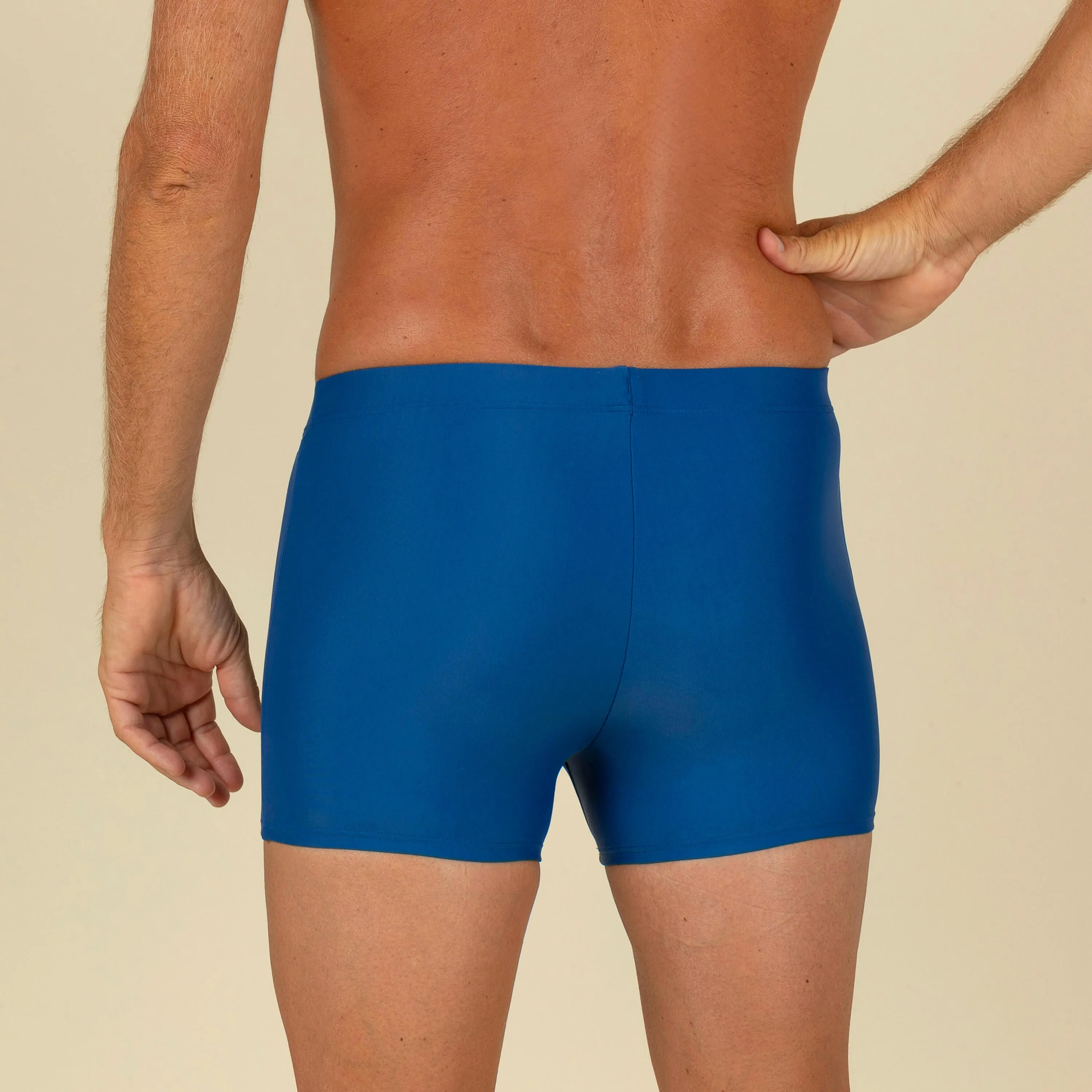 Men's Boxer trunks - 100 Basic blue NABAIJI, dark blue