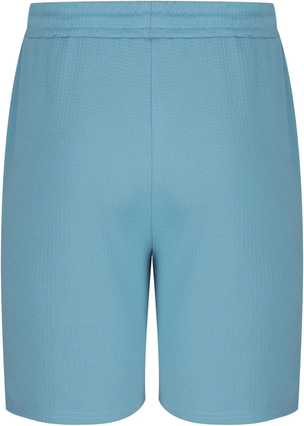 Men's Waffle Knit Shorts Casual Classic Fit Drawstring Summer Beach Shorts with Elastic Waistband Pockets