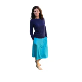 Modest Exercise Skirt Swim Skirt Running Skirt Turquois Golf Skirt Tennis Skirt Workout Clothes, Tzniut,  Long skirt SIZE MEDIUM