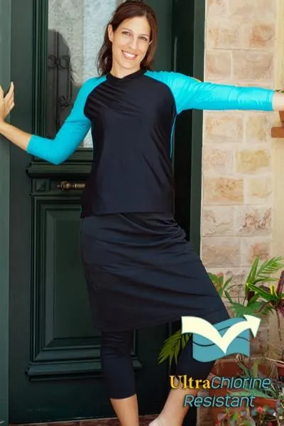 Nadadora Running Swim and Sports Skirt 22.5" with Extra Long Leggings