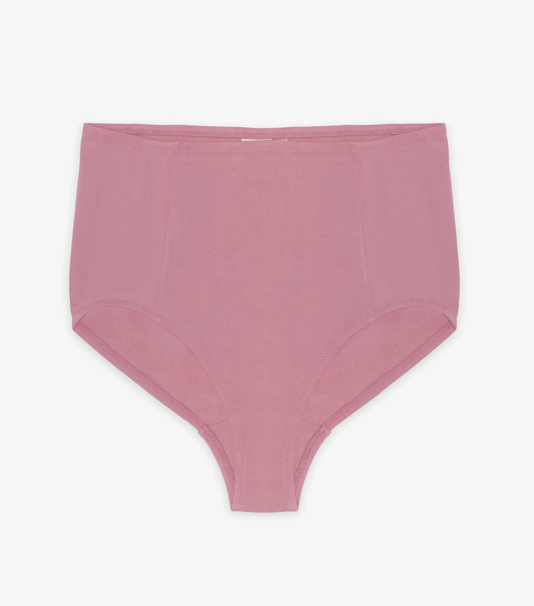 Organic High Waisted Brief - Lilac