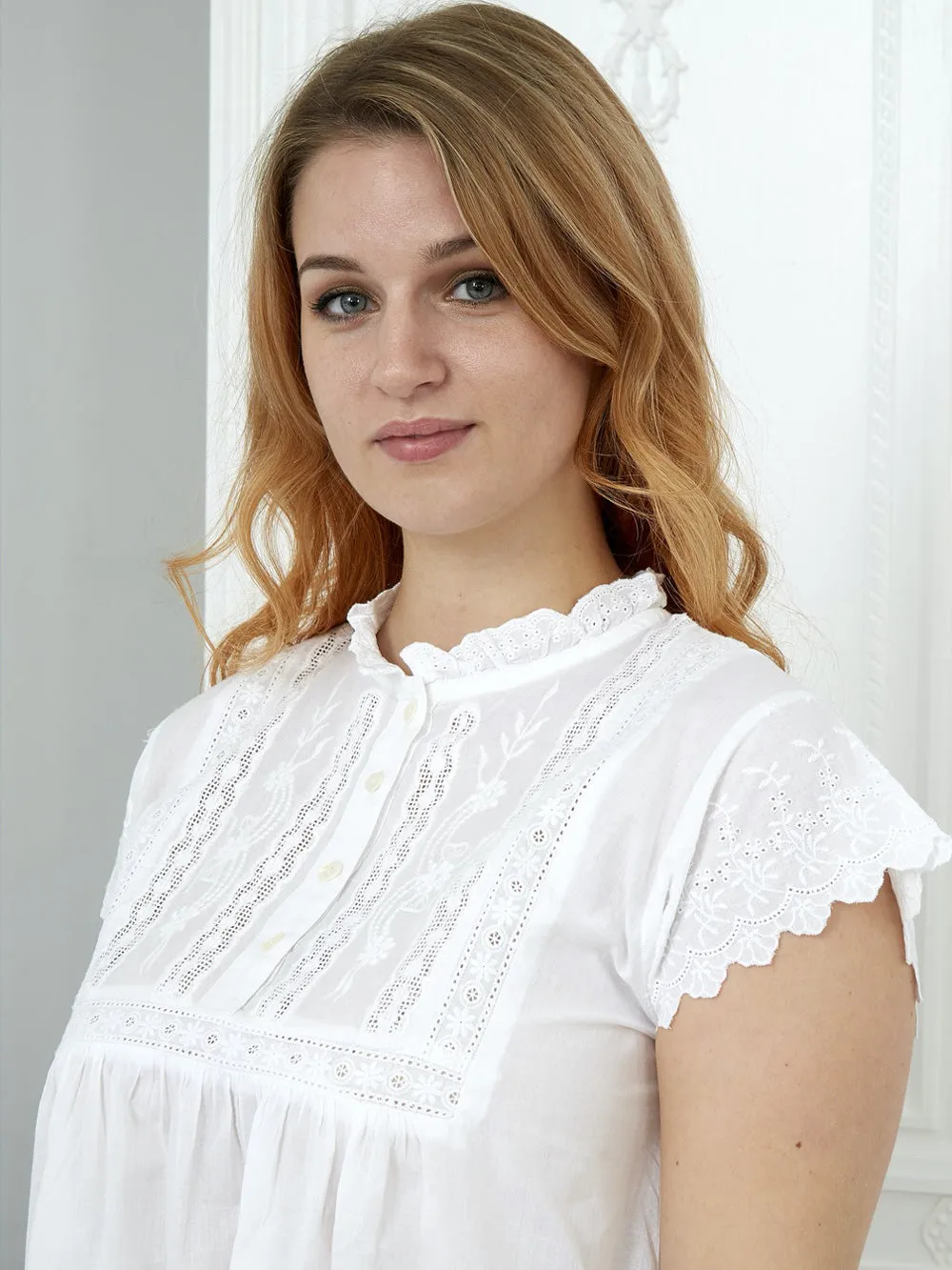 Polo Short-sleeved Cotton Nightdress  Sizes  10-14 & 16-20