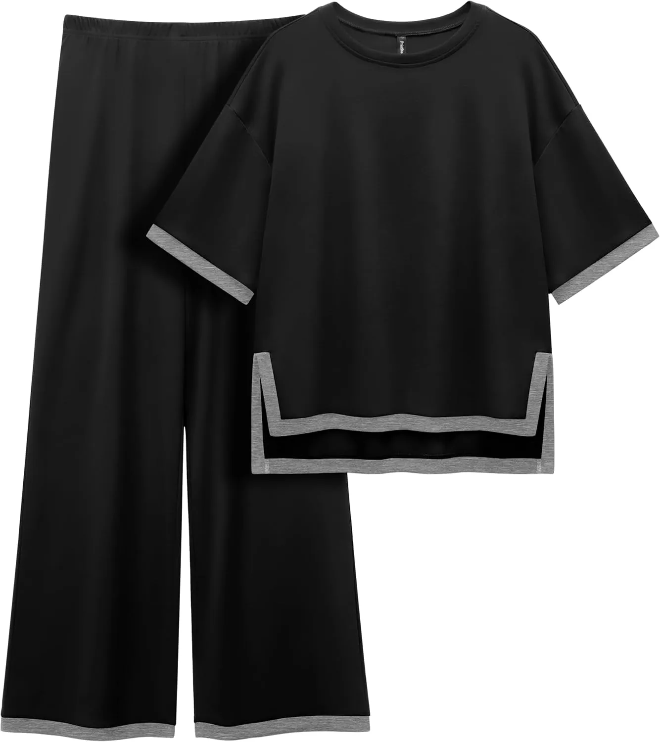 PrinStory 2025 Womens Pajama Sets 2 Piece Pjs Sets for Women Short Sleeve Soft Pajamas with Pockets