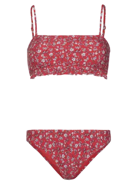 Protest PRTCAPELO Bandeau Bikini - Floral | Eco-Friendly, Quick-Dry & UPF 50 Protection