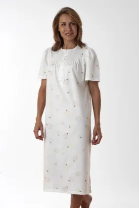 Round Neck Cotton Nightie