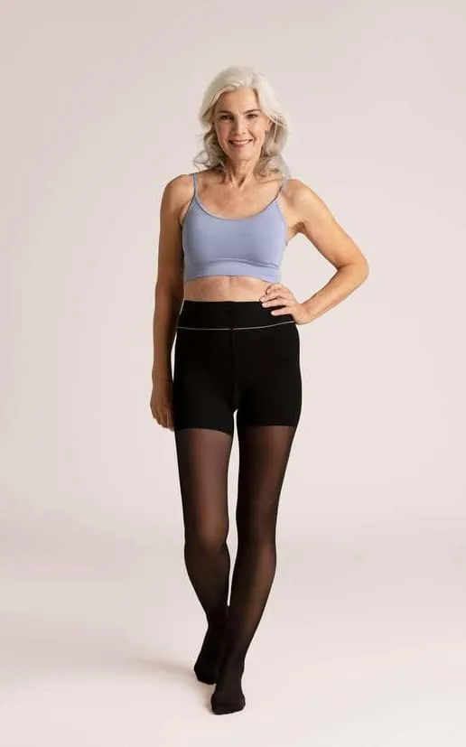 Shaping Sheer Tights in Black