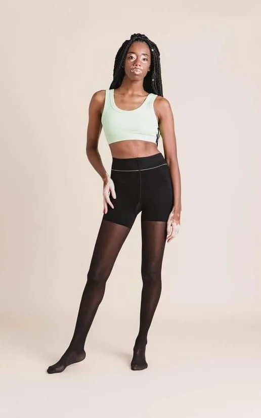 Shaping Sheer Tights in Black