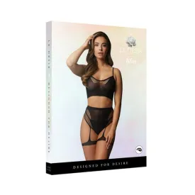 Shots Le Desir 2-piece Bra Set With Garters Black O/s