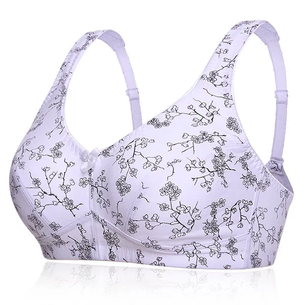 Soft Cup-full Coverage Leisure Wireless Adjustable Thin Bras