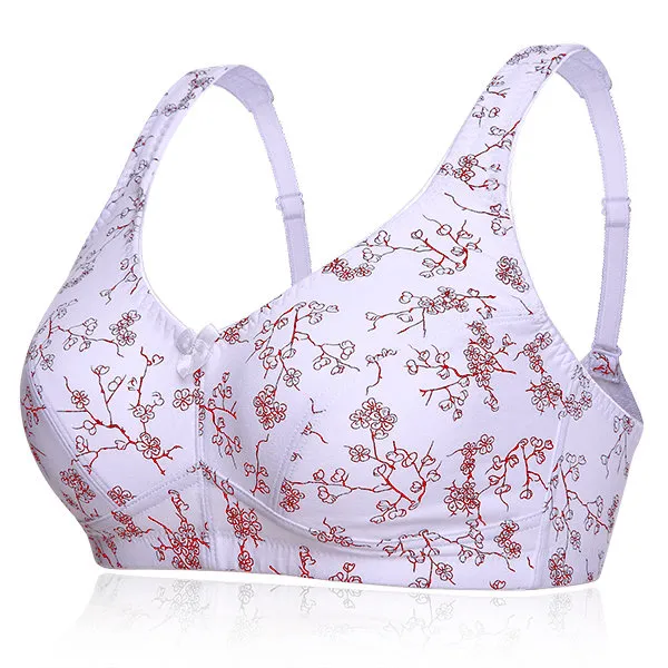 Soft Cup-full Coverage Leisure Wireless Adjustable Thin Bras