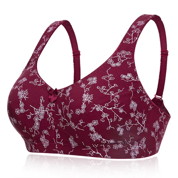 Soft Cup-full Coverage Leisure Wireless Adjustable Thin Bras