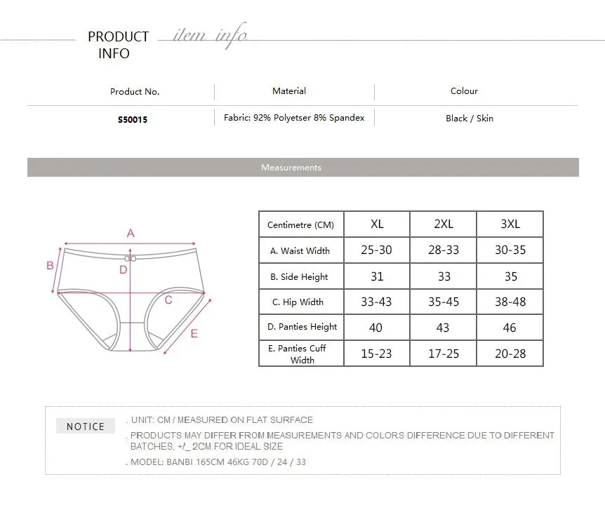 Super High-waisted Buckle Abdomen and Hip Lifting Shaping Underwear Nude