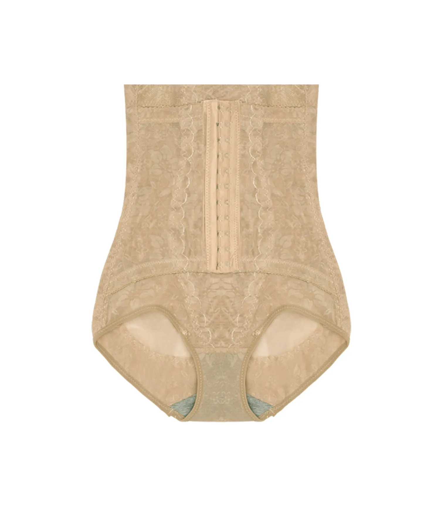 Super High-waisted Buckle Abdomen and Hip Lifting Shaping Underwear Nude