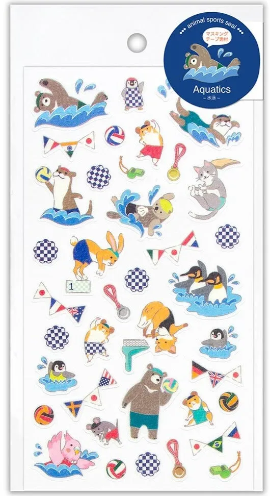 Swimming Animal Stickers