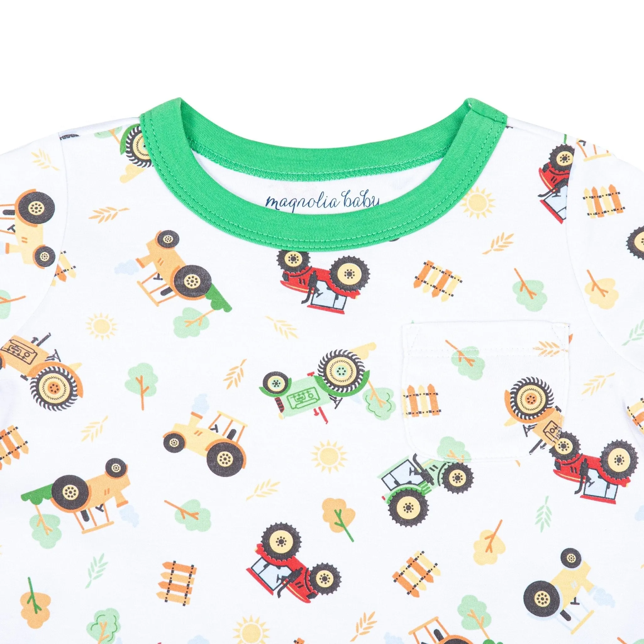 Tractor Time Girl's Short Sleeve Nightdress