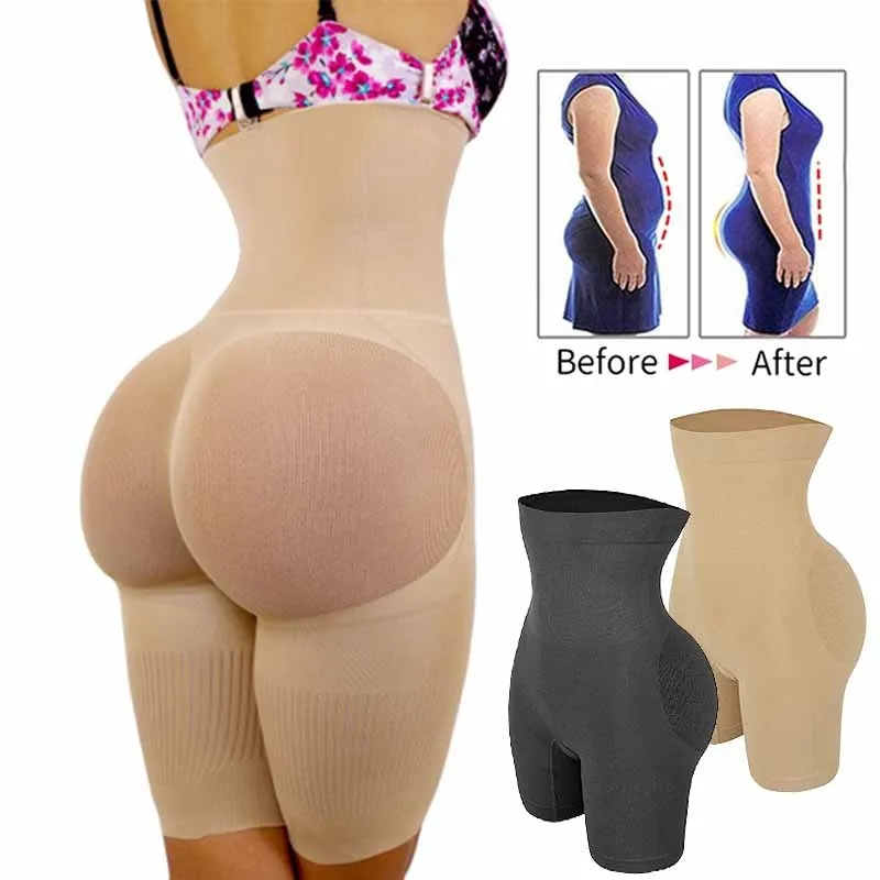 Trendy High Waisted Butt Lifter  Compression Panties