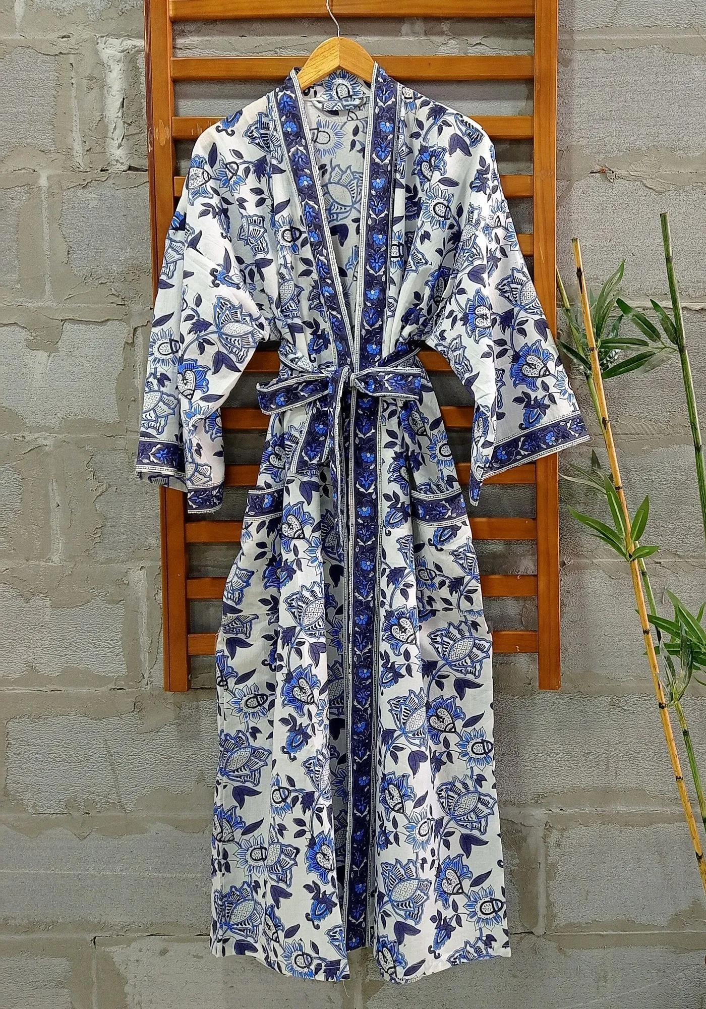 Tropical Floral Printed Robe