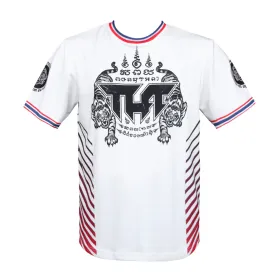 TUFF Muay Thai Shirt True Power White Twin Tigers