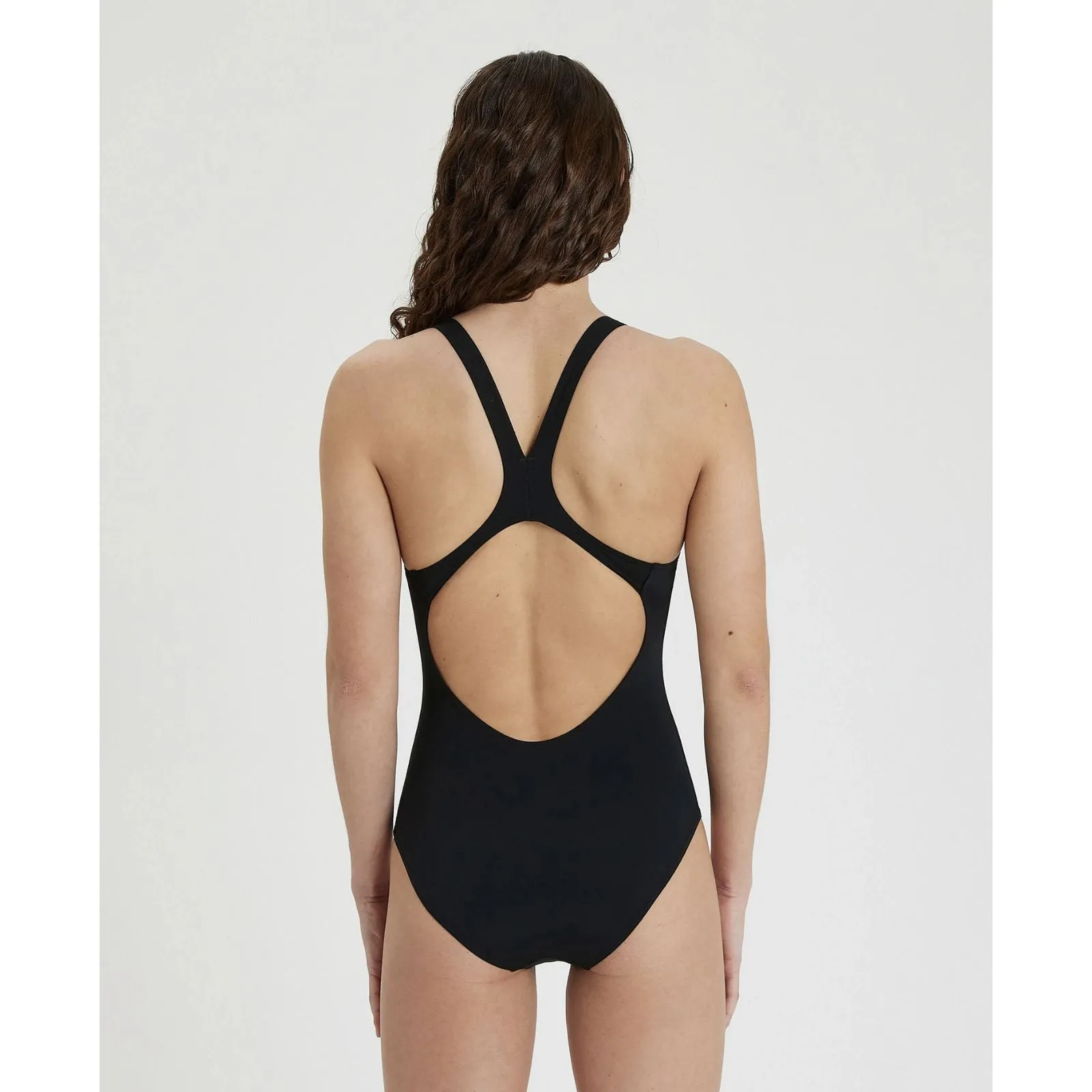 WOMEN'S SOLID SWIM PRO - BLACK