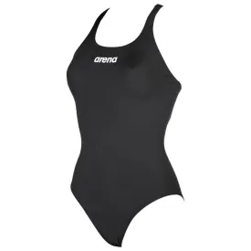 WOMEN'S SOLID SWIM PRO - BLACK